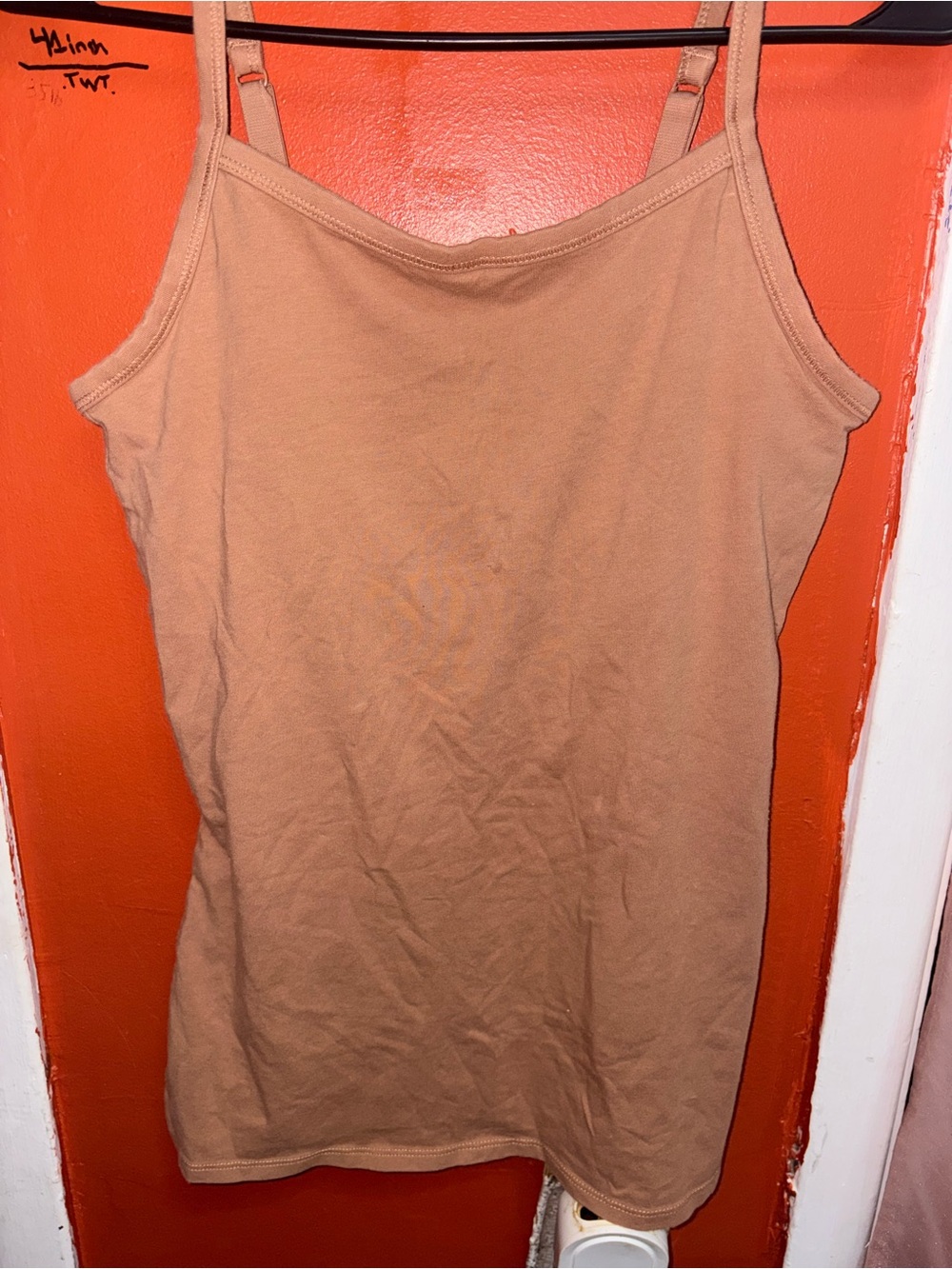 Duluth Slim Camisole Tank Top - Tan